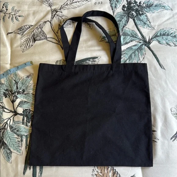 Reformation Classic Black Canvas Tote - Picture 2 of 2